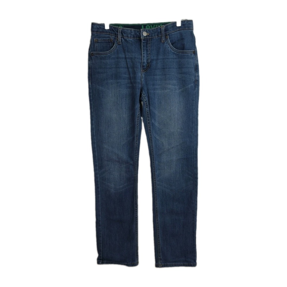 Levi's 511 Jeans Boys 18 Reg 29x31 Blue Straight Leg Adjustible Waistband